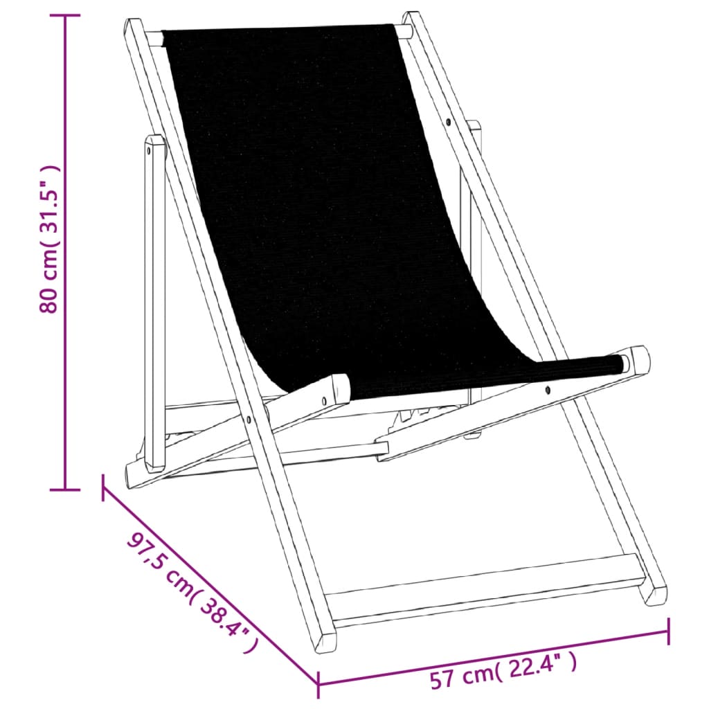 Strandstühle 2 Stk. Klappbar Creme Aluminium und Textilene