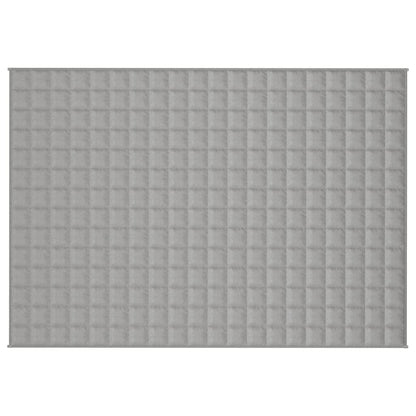 Gewichtsdecke Grau 140x200 cm 6 kg Stoff