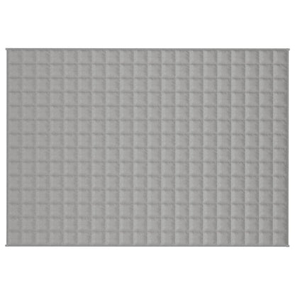 Gewichtsdecke Grau 140x200 cm 10 kg Stoff