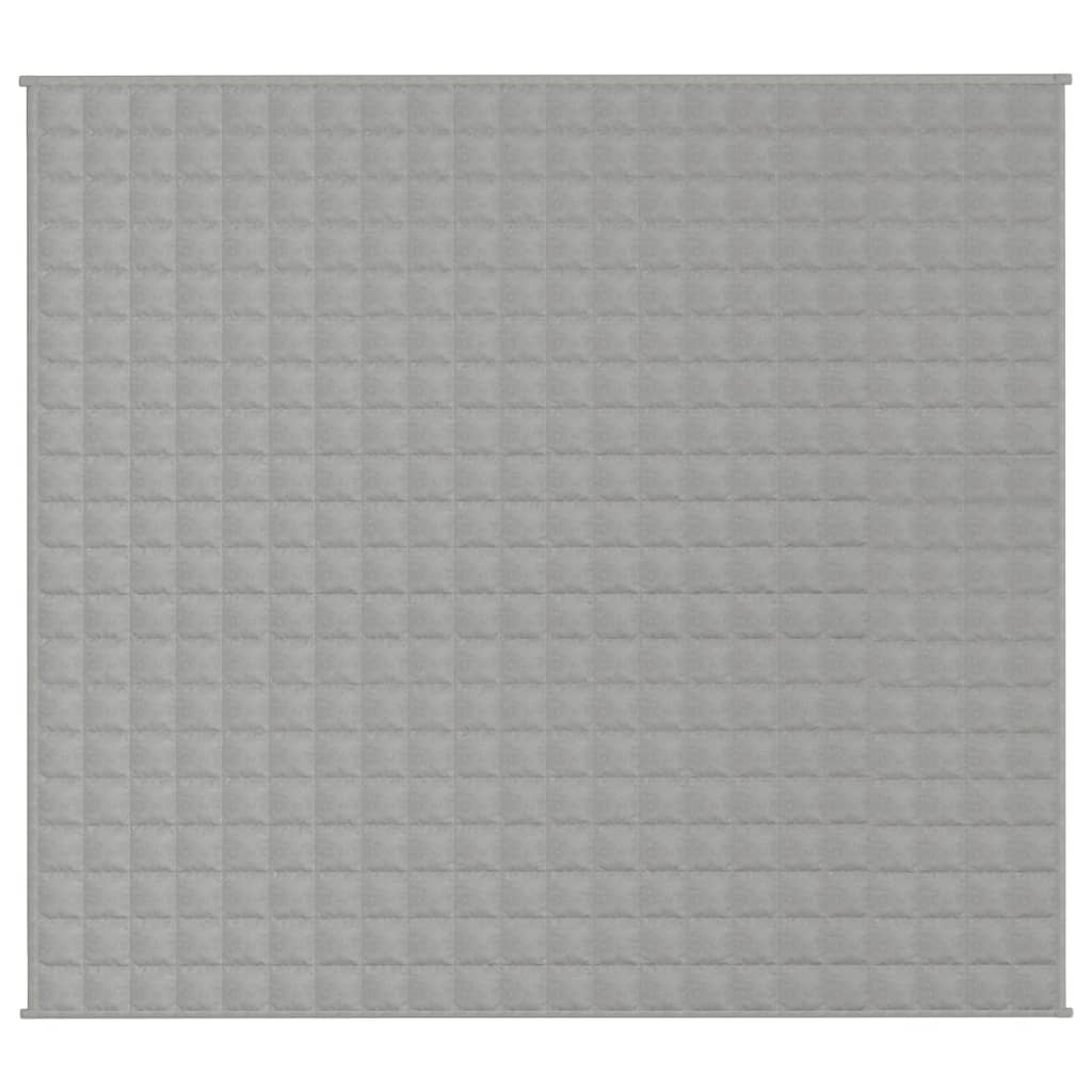 Gewichtsdecke Grau 200x220 cm 9 kg Stoff