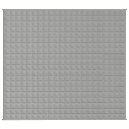 Gewichtsdecke Grau 200x220 cm 9 kg Stoff