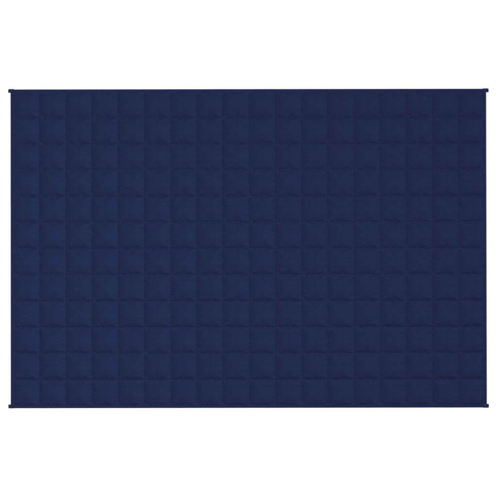 Gewichtsdecke Blau 122x183 cm 9 kg Stoff