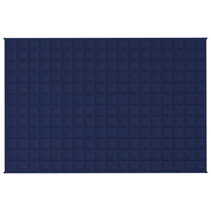 Gewichtsdecke Blau 122x183 cm 9 kg Stoff