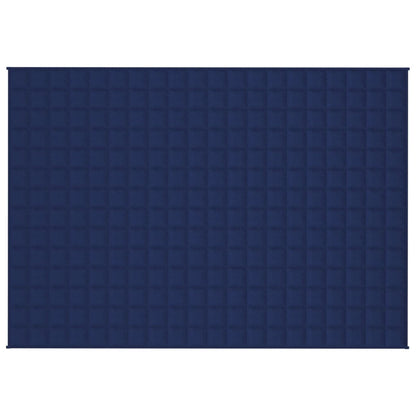 Gewichtsdecke Blau 135x200 cm 6 kg Stoff