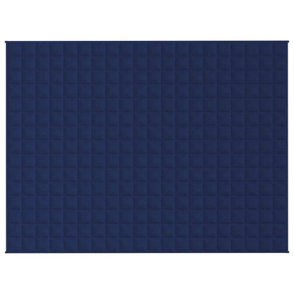 Gewichtsdecke Blau 152x203 cm 7 kg Stoff