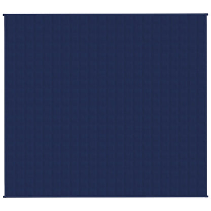 Gewichtsdecke Blau 200x220 cm 9 kg Stoff