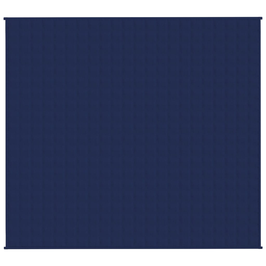 Gewichtsdecke Blau 200x230 cm 9 kg Stoff