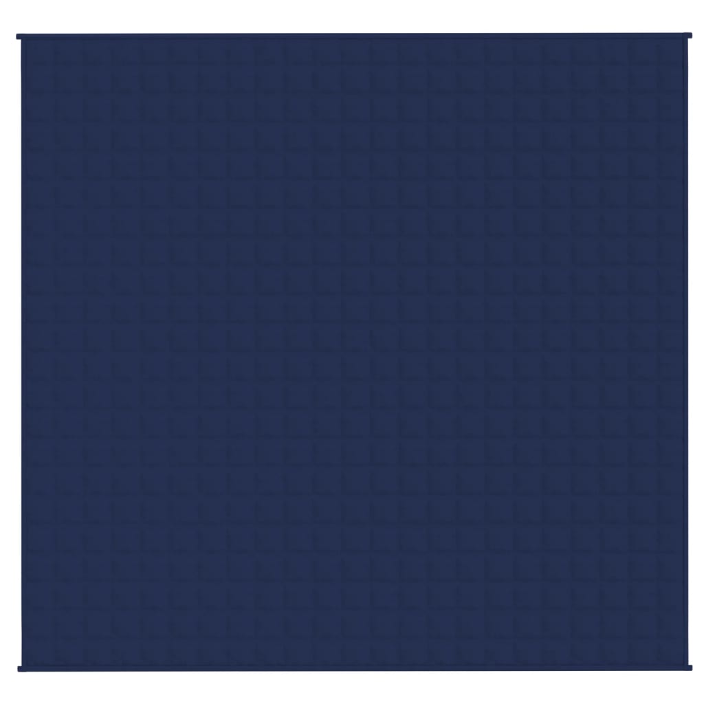 Gewichtsdecke Blau 220x230 cm 11 kg Stoff