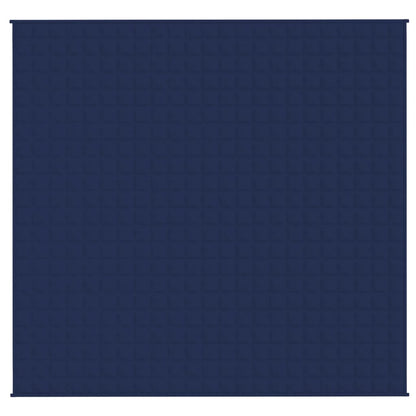 Gewichtsdecke Blau 220x230 cm 11 kg Stoff