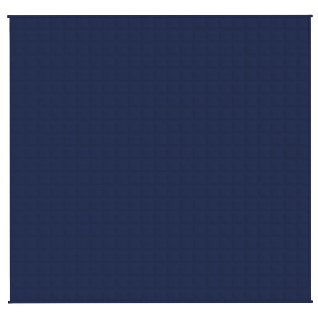 Gewichtsdecke Blau 220x240 cm 11 kg Stoff