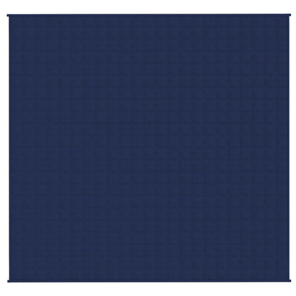 Gewichtsdecke Blau 220x240 cm 11 kg Stoff