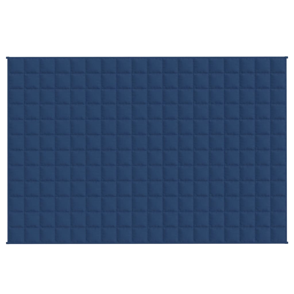 Gewichtsdecke Blau 122x183 cm 9 kg Stoff