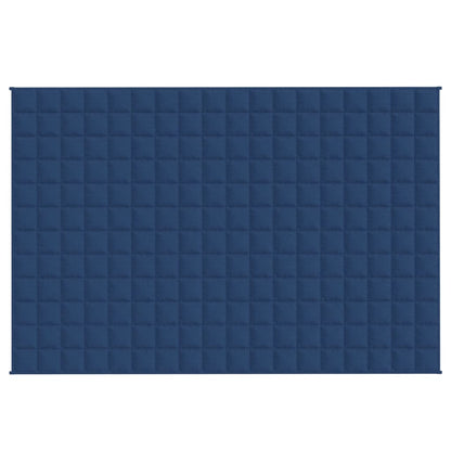 Gewichtsdecke Blau 122x183 cm 9 kg Stoff