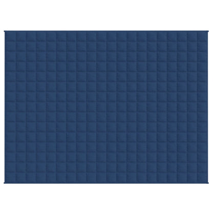 Gewichtsdecke Blau 152x203 cm 7 kg Stoff