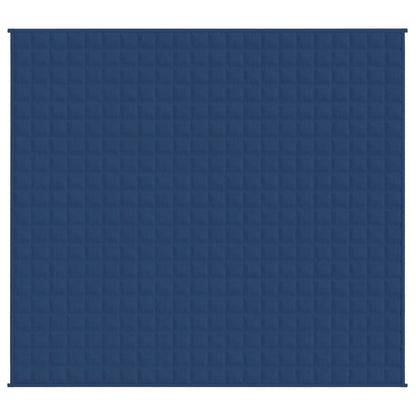 Gewichtsdecke Blau 220x240 cm 11 kg Stoff