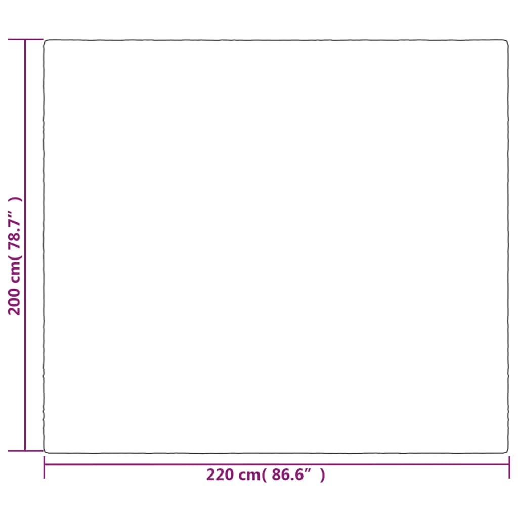 Gewichtsdecke mit Bezug Grau 200x220 cm 13 kg Stoff