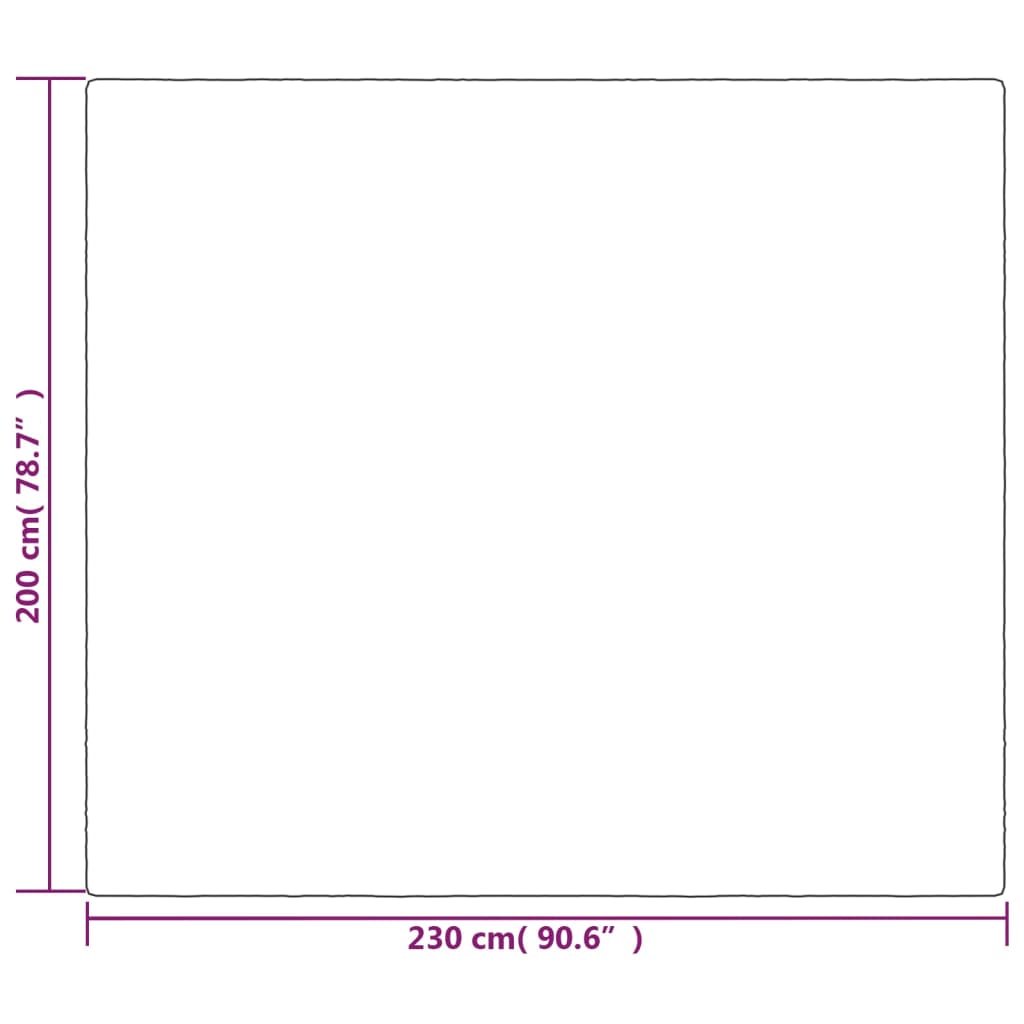 Gewichtsdecke mit Bezug Grau 200x230 cm 13 kg Stoff