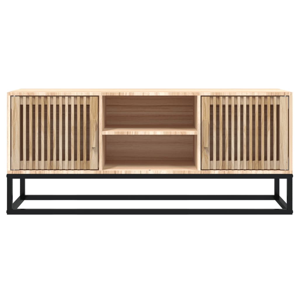 TV-Schrank 105x30x45 cm Holzwerkstoff und Eisen