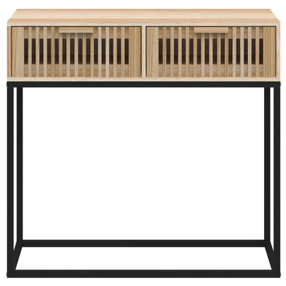 Konsolentisch 80x30x75 cm Holzwerkstoff und Eisen