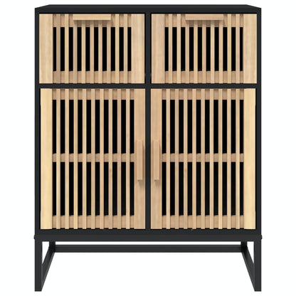 Sideboard Schwarz 60x30x75 cm Holzwerkstoff