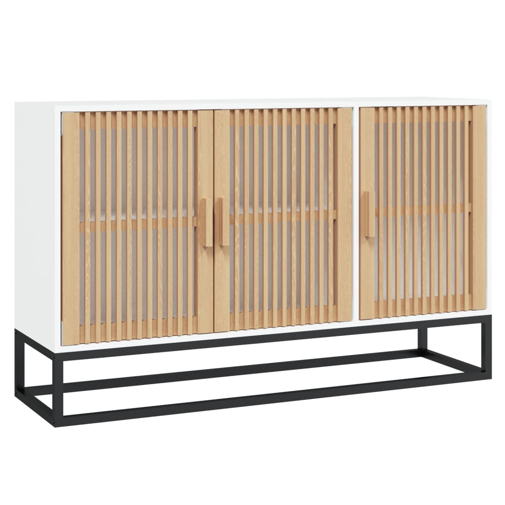 Sideboard Weiß 105x30x65 cm Holzwerkstoff