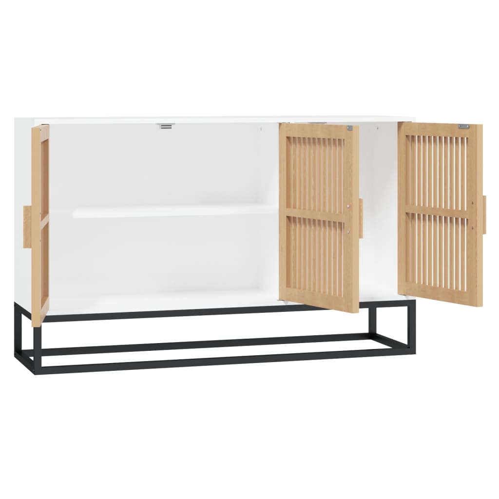 Sideboard Weiß 105x30x65 cm Holzwerkstoff