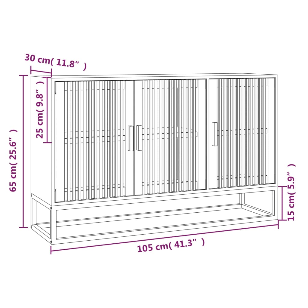 Sideboard 105x30x65 cm Holzwerkstoff