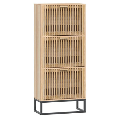 Schuhschrank 52x25x120 cm Holzwerkstoff