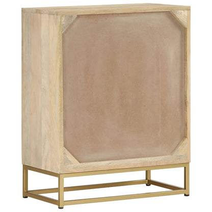 Sideboard mit 2 Türen 55x30x70 cm Massivholz Mango