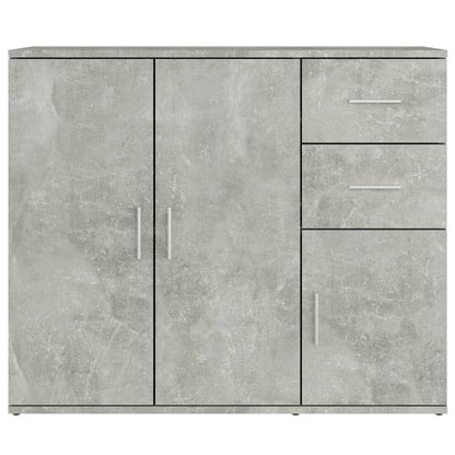 Sideboard Betongrau 91x29,5x75cm Holzwerkstoff