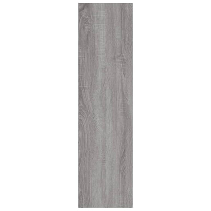 Bücherschrank/TV-Schrank Grau Sonoma 36x30x114 cm Holzwerkstoff