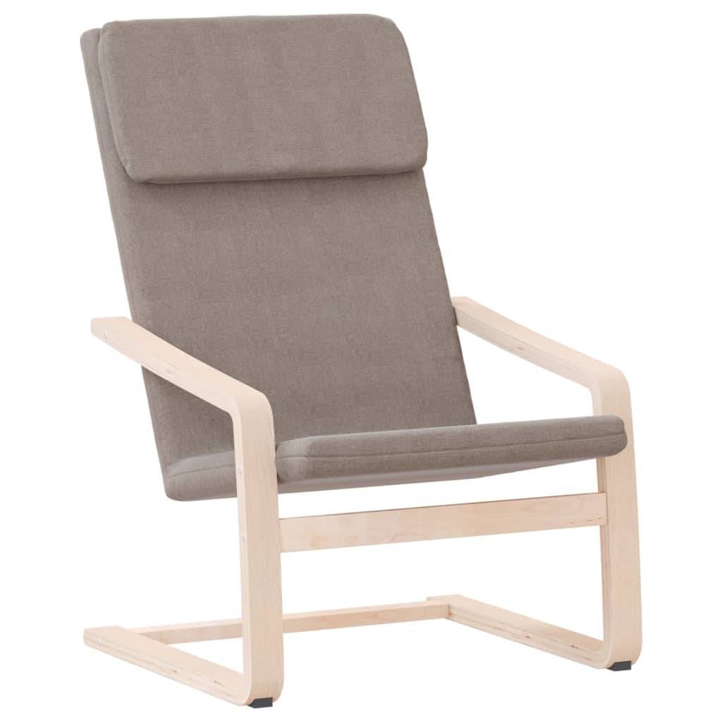 Relaxsessel Taupe Stoff