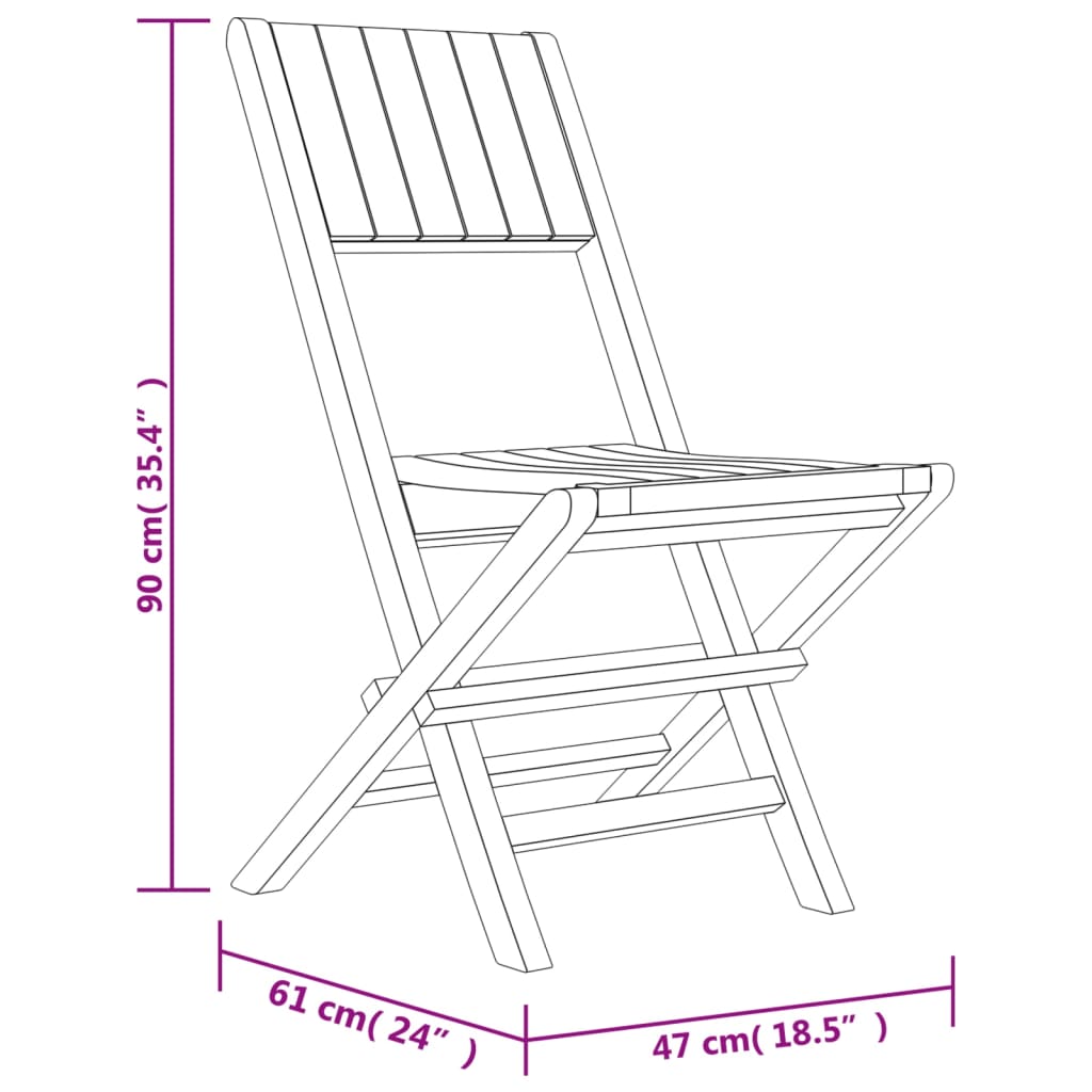 7-tlg. Garten-Essgruppe Massivholz Teak