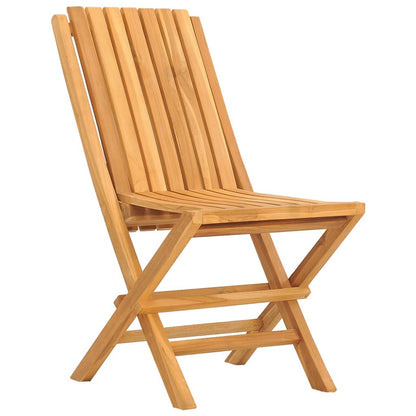 Gartenstühle 8 Stk. Klappbar 47x47x89 cm Massivholz Teak