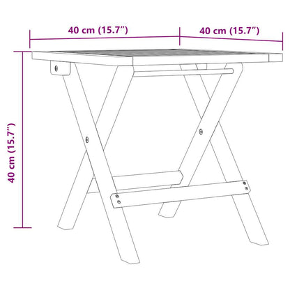 Sonnenliegen 2 Stk. mit Tisch Grau Massivholz Akazie