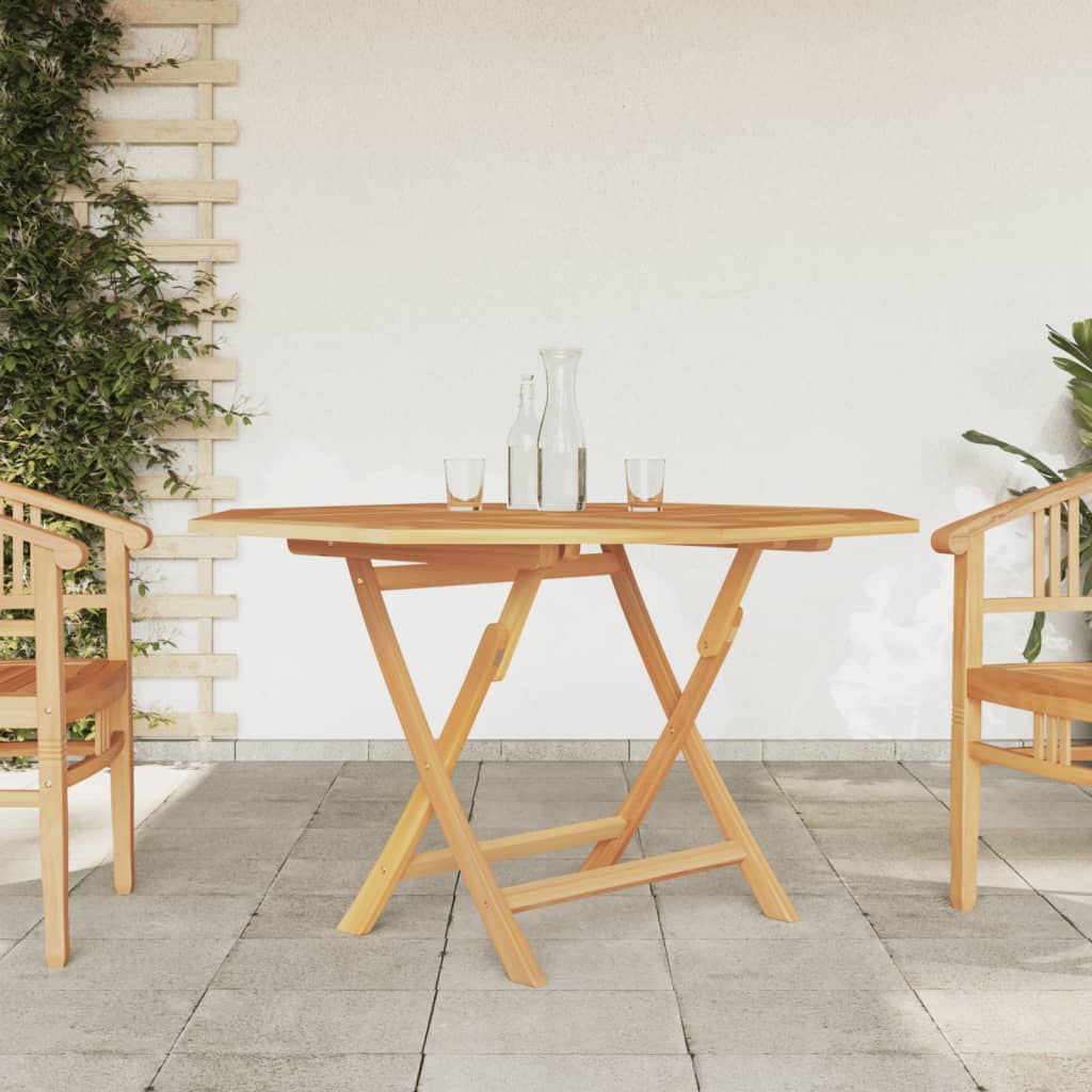 Gartentisch Klappbar 110x110x75 cm Massivholz Teak