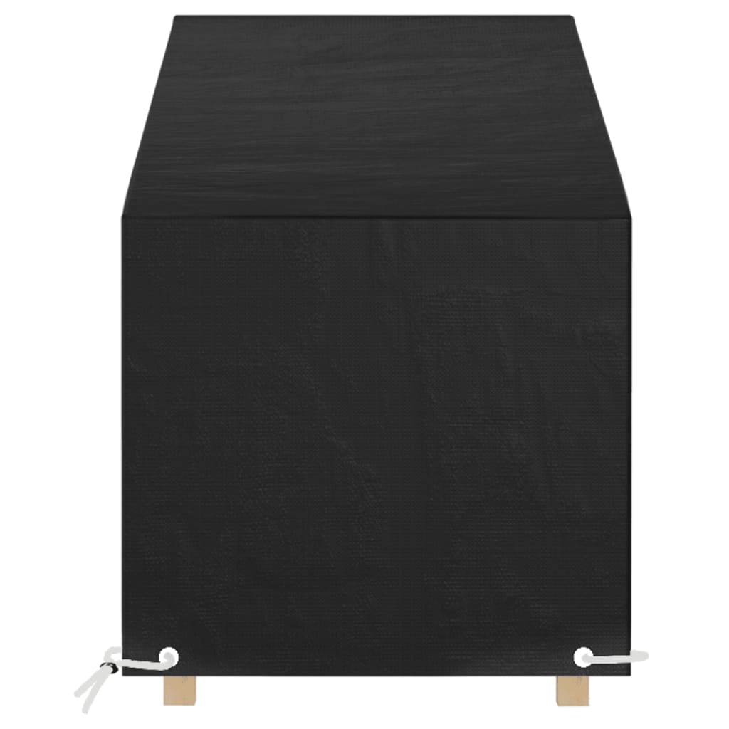 Abdeckung für Sonnenliege 12 Ösen 205x75x40/70 cm Polyethylen