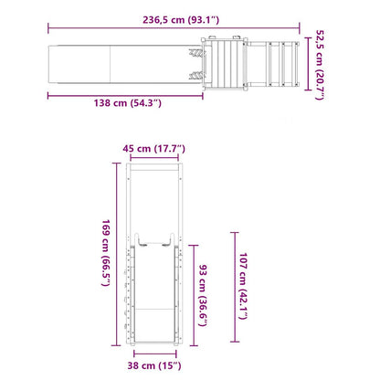 Spielturm Massivholz Douglasie