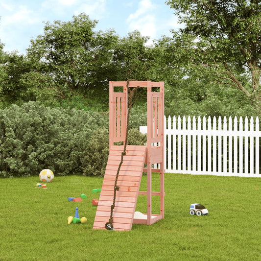 Spielturm mit Kletterwand Massivholz Douglasie