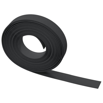 Rasenkanten 2 Stk. Schwarz 10 m 10 cm Polyethylen