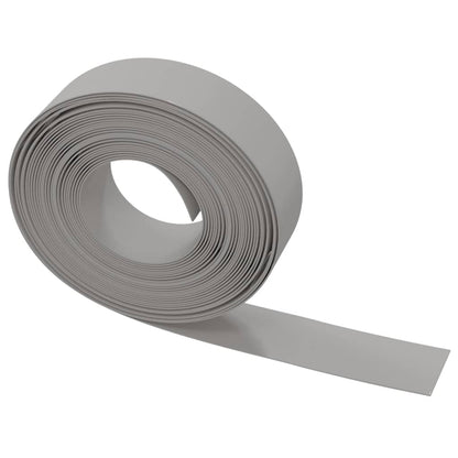 Rasenkanten 3 Stk. Grau 10 m 15 cm Polyethylen