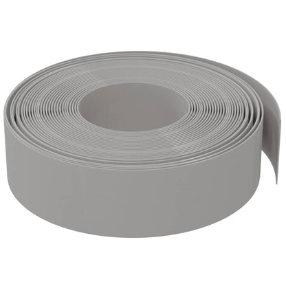 Rasenkanten 5 Stk. Grau 10 m 15 cm Polyethylen