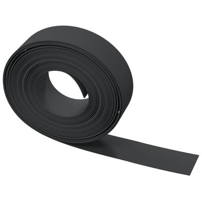 Rasenkanten 2 Stk. Schwarz 10 m 15 cm Polyethylen