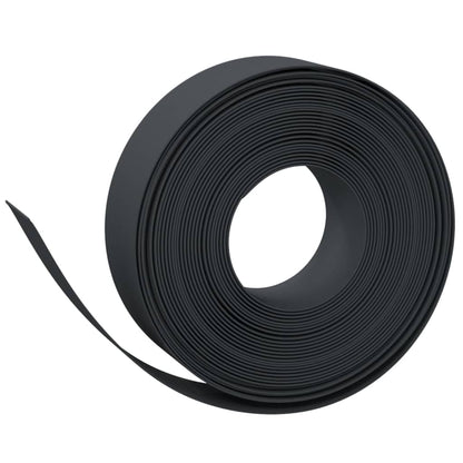 Rasenkanten 4 Stk. Schwarz 10 m 15 cm Polyethylen