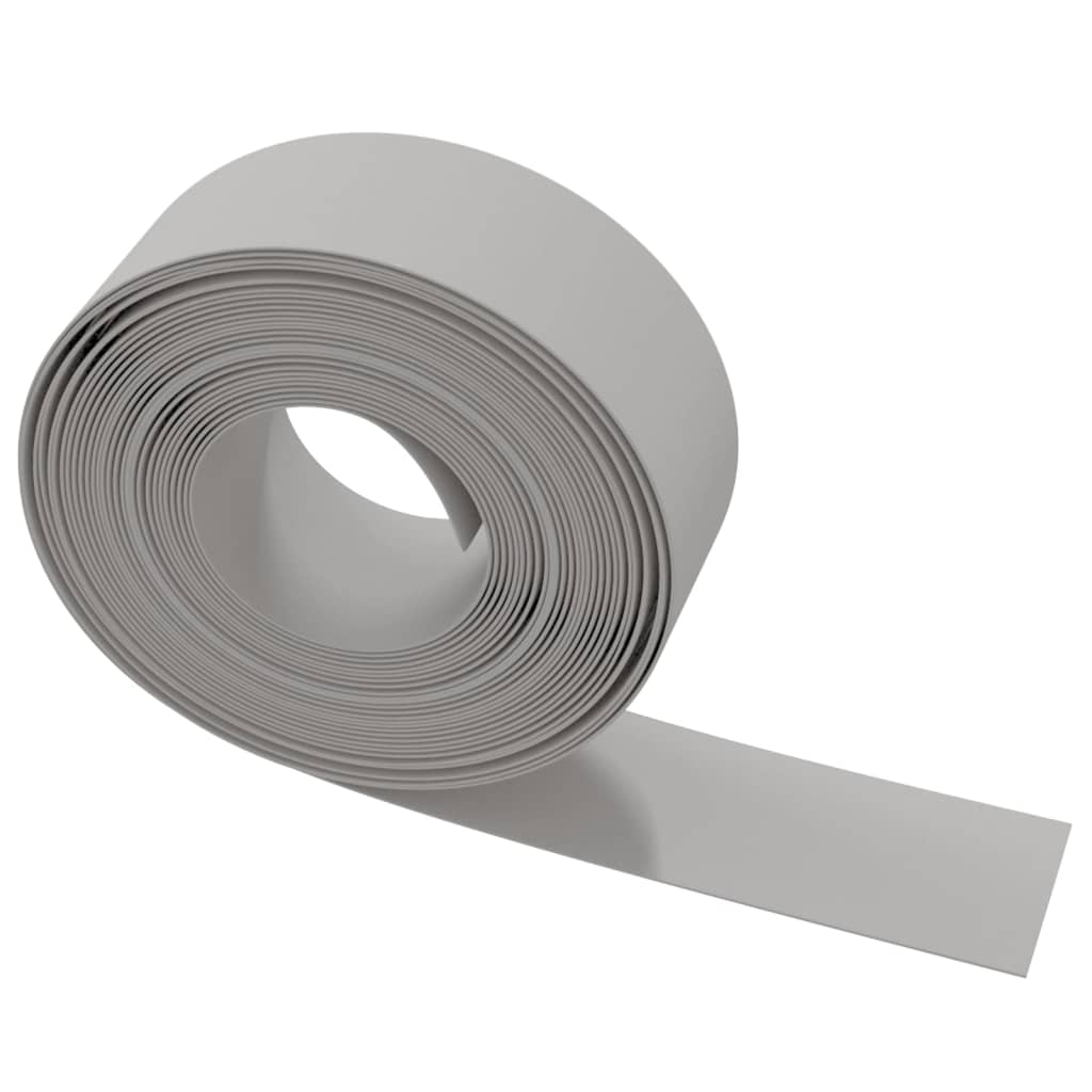 Rasenkanten 3 Stk. Grau 10 m 20 cm Polyethylen