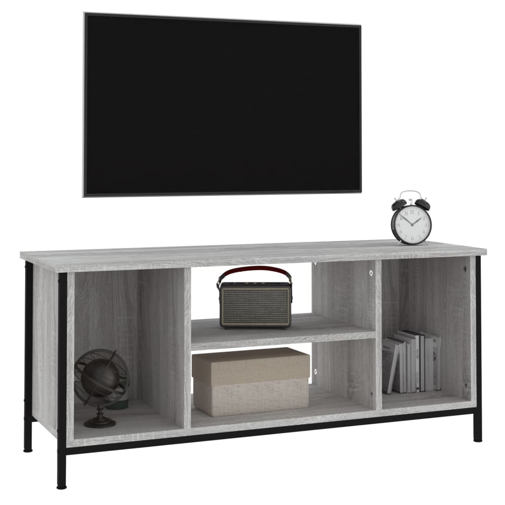 TV-Schrank Grau Sonoma 102x35x45 cm Holzwerkstoff