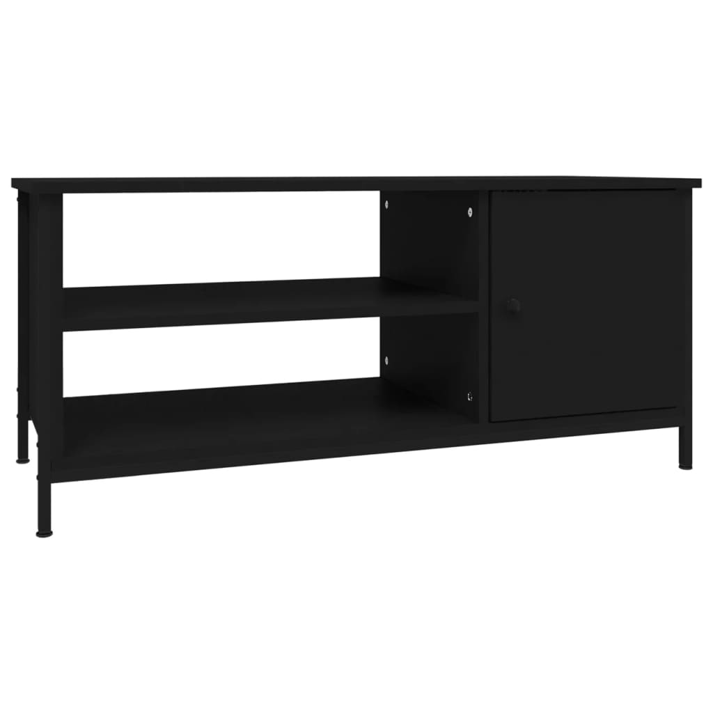 TV-Schrank Schwarz 100x40x45 cm Holzwerkstoff