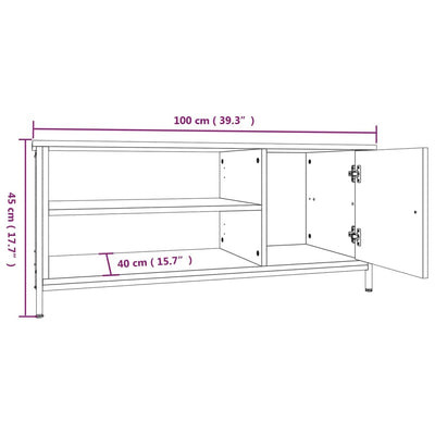 TV-Schrank Sonoma-Eiche 100x40x45 cm Holzwerkstoff