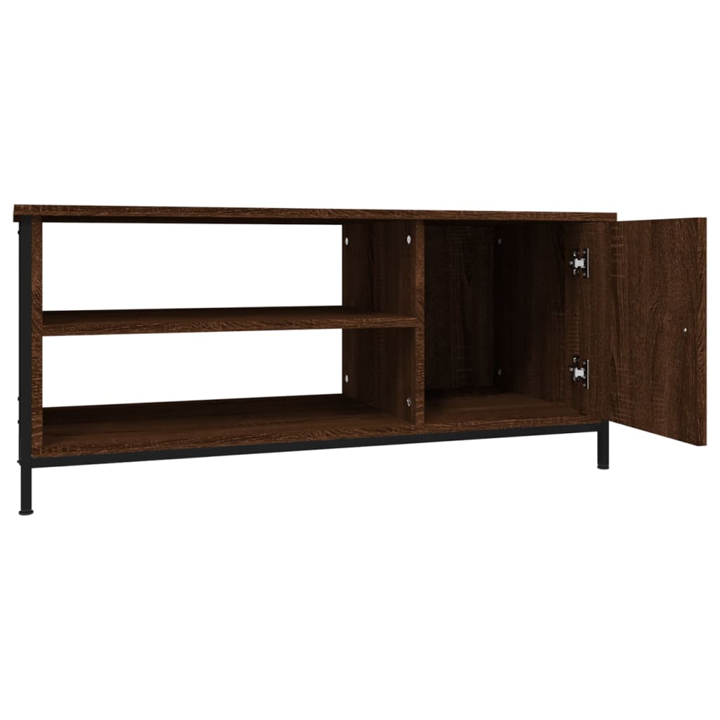 TV-Schrank Braun Eichen-Optik 100x40x45 cm Holzwerkstoff