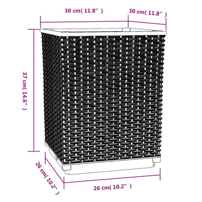 Pflanzkübel 2 Stk. Weiß 30x30x37 cm Polypropylen